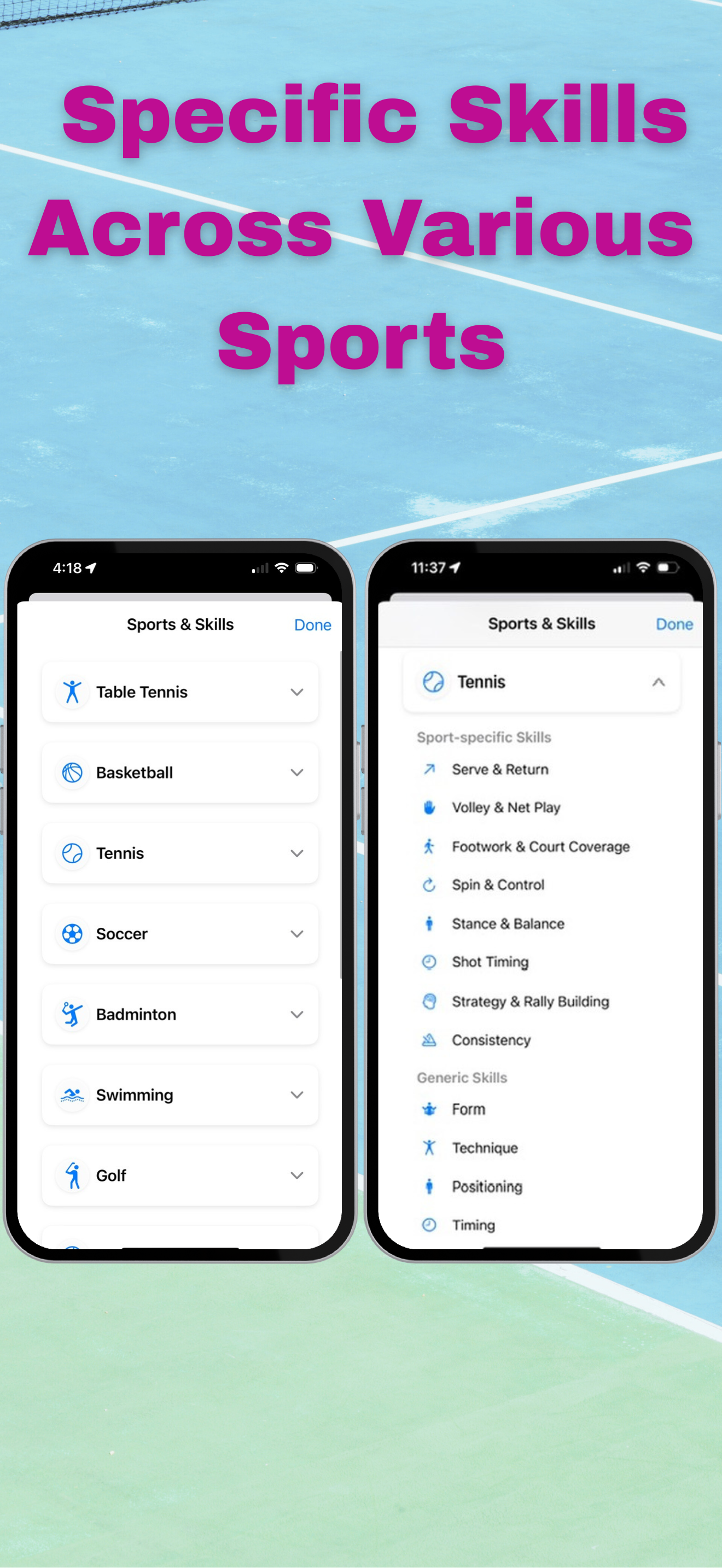 Share Results Screen